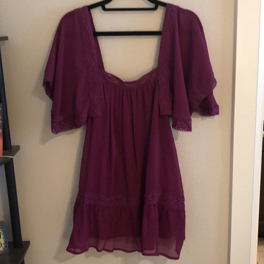 Tobi purple/pink tunic top